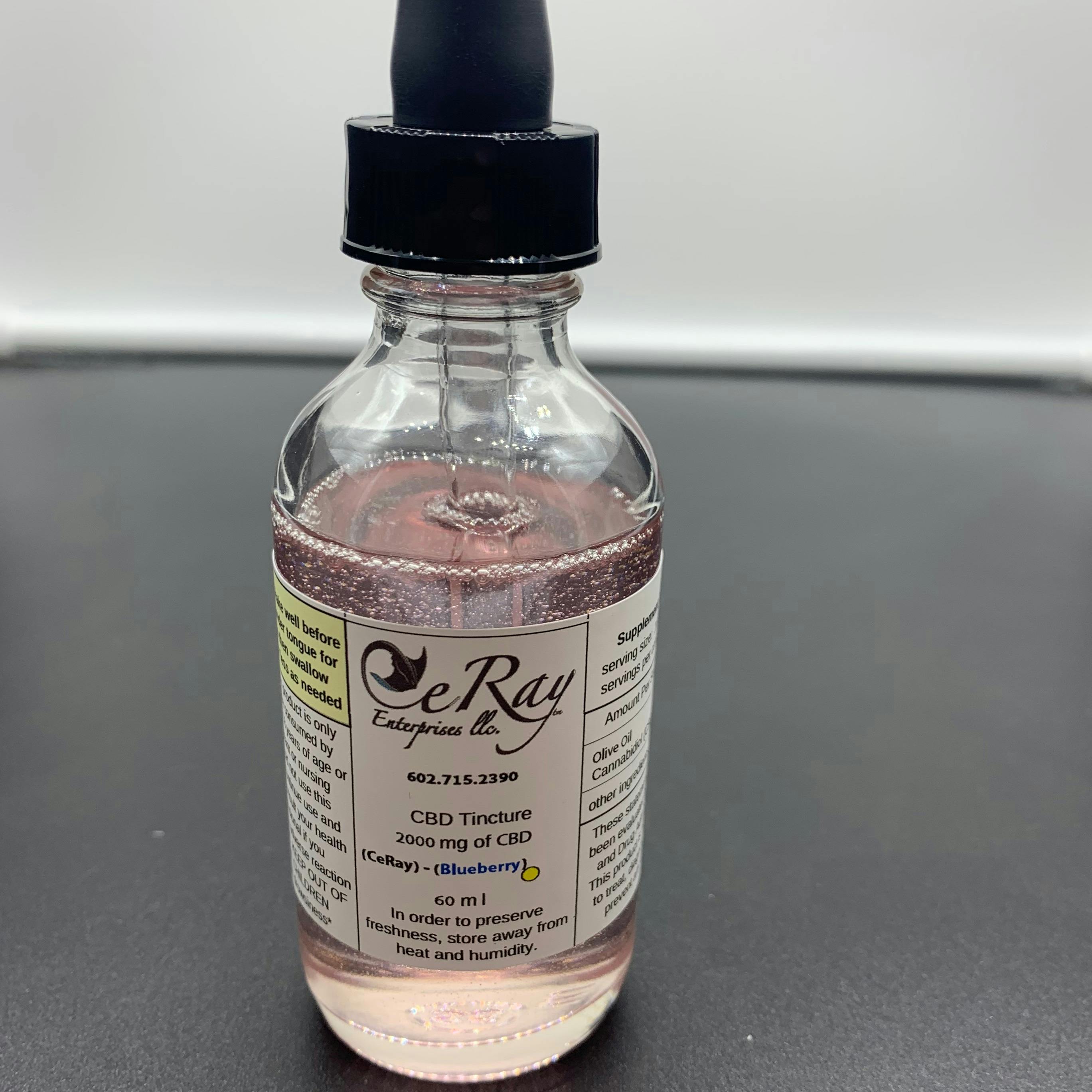 2000 MG Blueberry CBD Oil Tincture